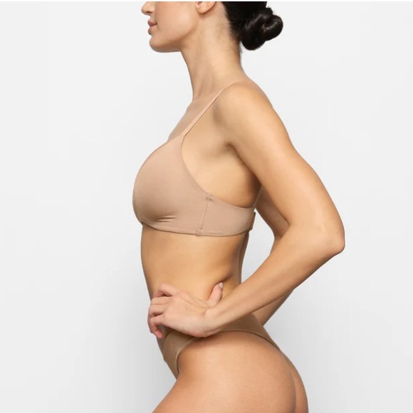 NEW SKIMS Wireless Form T-Shirt Demi Bra Wire-free Tshirt, Nude Clay Size 32C - Picture 2 of 14